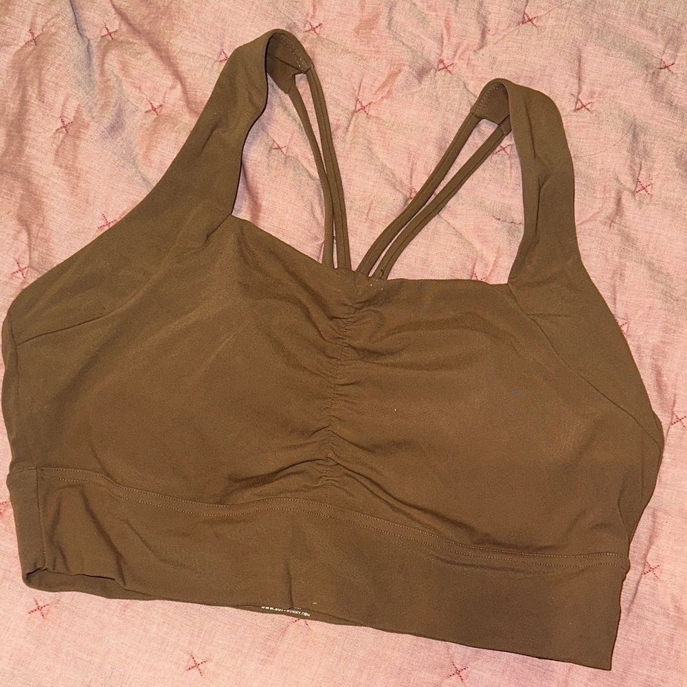 BuffBunny Bloom Sports Bra Oak brown fall